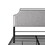 Traditional Upholstered Metal Queen Bedframe - Grey B185P169171