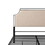 Traditional Upholstered Metal Queen Bedframe - Tan B185P169172