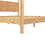 Modern Minimalist Boho King Canopy Bedframe - Natural Pine B185P169192