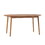 Mid-Century Damsel Extension Dining Table with Removable Leaf, Caramel