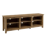 Modern Transitional 3-Shelf Open Storage 70