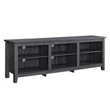 Modern Transitional 3-Shelf Open Storage 70