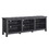 Modern Transitional 3-Shelf Open Storage 70" TV Stand for 80" TVs - Charcoal