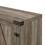 Farmhouse Barn Door TV Stand for TVs up to 65" - Grey Wash