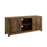 Farmhouse Barn Door TV Stand for TVs up to 65