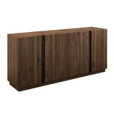 Mid-Century Modern 3-Drawer Low TV Stand for TVs up to 80
