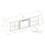 Modern Farmhouse 2-Door Glass Windowpane 70" Fireplace TV Stand for 80" TVs - Grey Wash