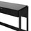 Transitional Reeded Writing Desk with Drawer - Black B185P200192