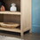 Modern 5 Shelf Open Arched Bookshelf - Oak B185P200198