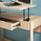 Transitional Reeded Lift-Top Desk with Drawer - Oak B185P200201