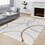 Loft Shag GC_CZY1001 Ivory 5 ft. 3 in. x 7 ft. Shaggy Area Rug B186P181097