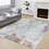 Loft Shag GC_CZY1010 Multi 5 ft. 3 in. x 7 ft. Shaggy Area Rug B186P181115