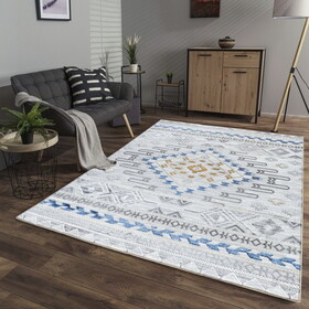 Legacy GC_CAM8001 Multi 5 ft. 3 in. x 7 ft. Area Rug
