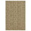 Earth GC_NTL1002 Jute/Mocha 2 ft. 7 in. x 7 ft. 3 in. Indoor/Outdoor Area Rug B186P198816