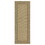 Earth GC_NTL1007 Jute/Mocha 2 ft. 7 in. x 7 ft. 3 in. Indoor/Outdoor Area Rug B186P198831