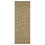 Earth GC_NTL1009 Jute/Mocha 2 ft. 7 in. x 7 ft. 3 in. Indoor/Outdoor Area Rug B186P198837