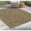 Earth GC_NTL1012 Jute/Black 2 ft. 7 in. x 7 ft. 3 in. Indoor/Outdoor Area Rug B186P198846