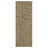 Earth GC_NTL1012 Jute/Black 2 ft. 7 in. x 7 ft. 3 in. Indoor/Outdoor Area Rug B186P198846