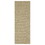 Earth GC_NTL1014 Jute/White 2 ft. 7 in. x 7 ft. 3 in. Indoor/Outdoor Area Rug B186P198852