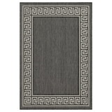 Sunshine GC_HAR2002 Anthracite 7 ft. 10 in. x 10 ft. 3 in. Indoor/Outdoor Area Rug P-B186P198856