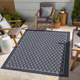 Sunshine GC_HAR2007 Blue 7 ft. 10 in. x 10 ft. 3 in. Indoor/Outdoor Area Rug P-B186P198871