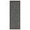 Sunshine GC_HAR2008 Anthracite 2 ft. 7 in. x 7 ft. 3 in. Indoor/Outdoor Area Rug B186P198876