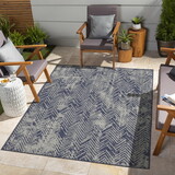 Sunshine GC_HAR2010 Blue 7 ft. 10 in. x 10 ft. 3 in. Indoor/Outdoor Area Rug P-B186P198880