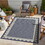 Sunshine GC_HAR2013 Blue 2 ft. 7 in. x 7 ft. 3 in. Indoor/Outdoor Area Rug B186P198891