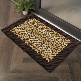 Tribes GC_YLS4014 Multi 2 ft. x 3 ft. Animal Print Area Rug B186P316771