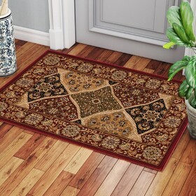 Manchester GC_HER5005 Red 2 ft. x 3 ft. Area Rug B186P316792