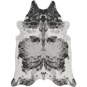 Hide GC_CHD1007 Gray 5 ft. x 7 ft. Area Rug B186P316851