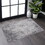 NAAR MARFI Collection 2X3 Light Grey/Abstract Non-Shedding Living Room Bedroom Dining Home Office Stylish and Stain Resistant Area Rug B189P183427