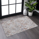 NAAR PAYAS Collection 2X3 Beige /Geometric Non-Shedding Living Room Bedroom Dining Home Office Stylish and Stain Resistant Area Rug B189P183446