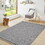 NAAR Guros Collection 6X9 White /Geometric Indoor/Outdoor Area Rug B189P183459