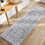 NAAR MARFI Collection 2X8 Ivory/Grey/Oriental Non-Shedding Living Room Bedroom Dining Home Office Stylish and Stain Resistant Area Rug B189P183481