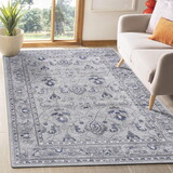 NAAR MARFI Collection 5X7 Grey/Blue/Oriental Non-Shedding Living Room Bedroom Dining Home Office Stylish and Stain Resistant Area Rug B189P183486