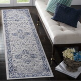 NAAR MARFI Collection 2X8 Blue/Grey/Oriental Non-Shedding Living Room Bedroom Dining Home Office Stylish and Stain Resistant Area Rug B189P183490