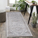 NAAR MARFI Collection 2X8 Ivory/Beige/Oriental Non-Shedding Living Room Bedroom Dining Home Office Stylish and Stain Resistant Area Rug B189P183495