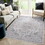 NAAR MARFI Collection 6X9 Ivory/Beige/Oriental Non-Shedding Living Room Bedroom Dining Home Office Stylish and Stain Resistant Area Rug B189P183497