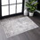 NAAR MARFI Collection 2X3 Grey/Multi/Abstract Non-Shedding Living Room Bedroom Dining Home Office Stylish and Stain Resistant Area Rug B189P183509