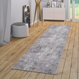 NAAR MARFI Collection 2X8 Grey/Multi/Abstract Non-Shedding Living Room Bedroom Dining Home Office Stylish and Stain Resistant Area Rug B189P183510