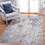 NAAR MARFI Collection 5X7 Grey/Multi/Abstract Non-Shedding Living Room Bedroom Dining Home Office Stylish and Stain Resistant Area Rug B189P183511