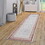 NAAR MARFI Collection 2X8 Brown/Ivory/Bordered Non-Shedding Living Room Bedroom Dining Home Office Stylish and Stain Resistant Area Rug B189P183532