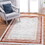 NAAR MARFI Collection 5X7 Brown/Ivory/Bordered Non-Shedding Living Room Bedroom Dining Home Office Stylish and Stain Resistant Area Rug B189P183533