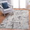 NAAR PAYAS Collection 5X7 Cream/Brown /Abstract Non-Shedding Living Room Bedroom Dining Home Office Stylish and Stain Resistant Area Rug B189P183547