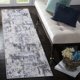 NAAR PAYAS Collection 2X8 Grey/Denim /Abstract Non-Shedding Living Room Bedroom Dining Home Office Stylish and Stain Resistant Area Rug B189P183551