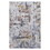 NAAR PAYAS Collection 6X9 Ivory/Blue /Abstract Non-Shedding Living Room Bedroom Dining Home Office Stylish and Stain Resistant Area Rug B189P183558