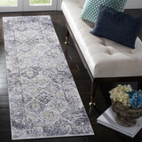 NAAR PAYAS Collection 2X8 Grey/Blue /Traditional Non-Shedding Living Room Bedroom Dining Home Office Stylish and Stain Resistant Area Rug B189P183560