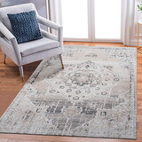 NAAR PAYAS Collection 5X7 Cream/Beige /Medallion Non-Shedding Living Room Bedroom Dining Home Office Stylish and Stain Resistant Area Rug B189P183566