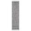 NAAR Guros Collection 2X8 Grey/White /Geometric Indoor/Outdoor Area Rug B189P183584